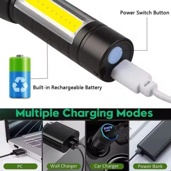 Usb Rechargeable Flashlight